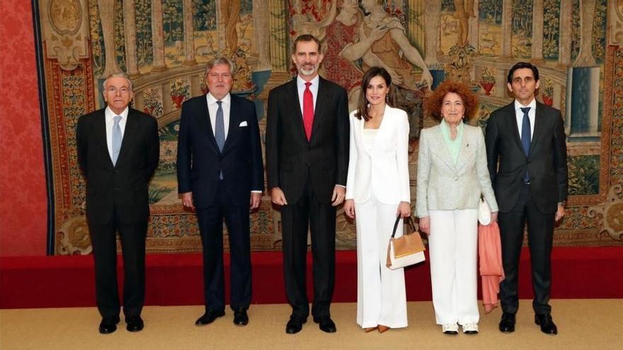 Los Reyes, en la presentación del Diccionario Biográfico de la Real Academia de la Historia