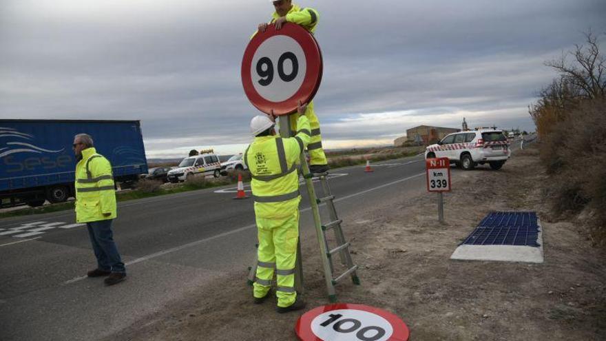 Termina el cambio de señalización a 90 km/h en 910 kilómetros de vías en Aragón