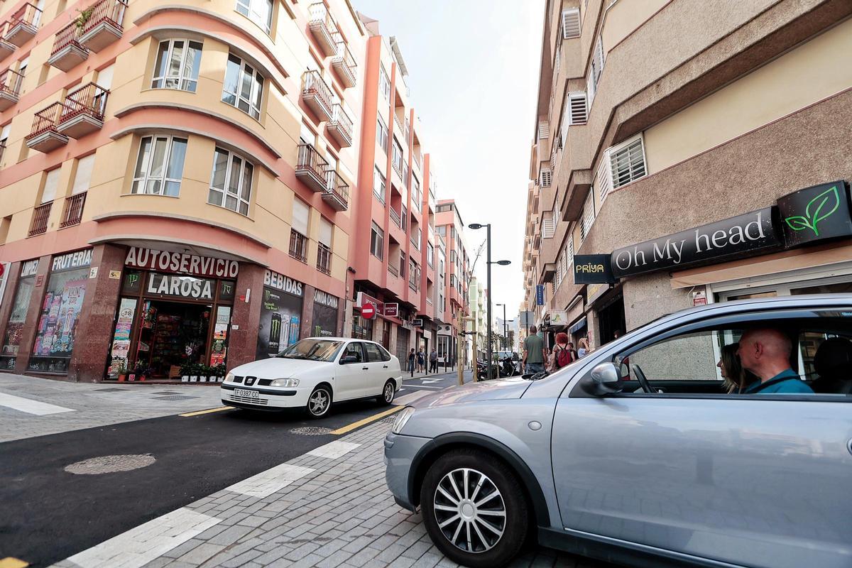 Apertura al tráfico de la calle de La Rosa, Santa Cruz de Tenerife