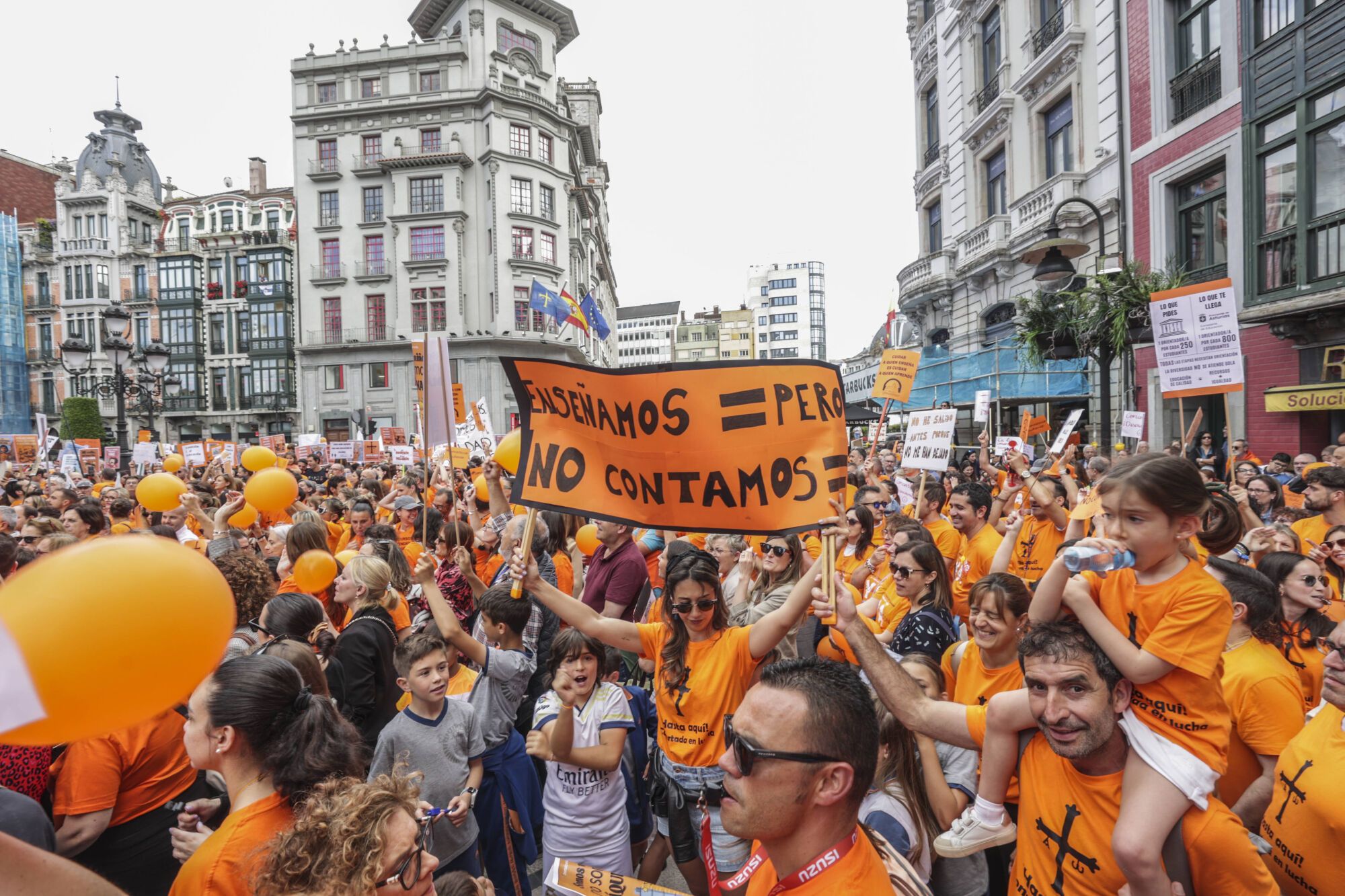 Concentración de profesores de la concertada