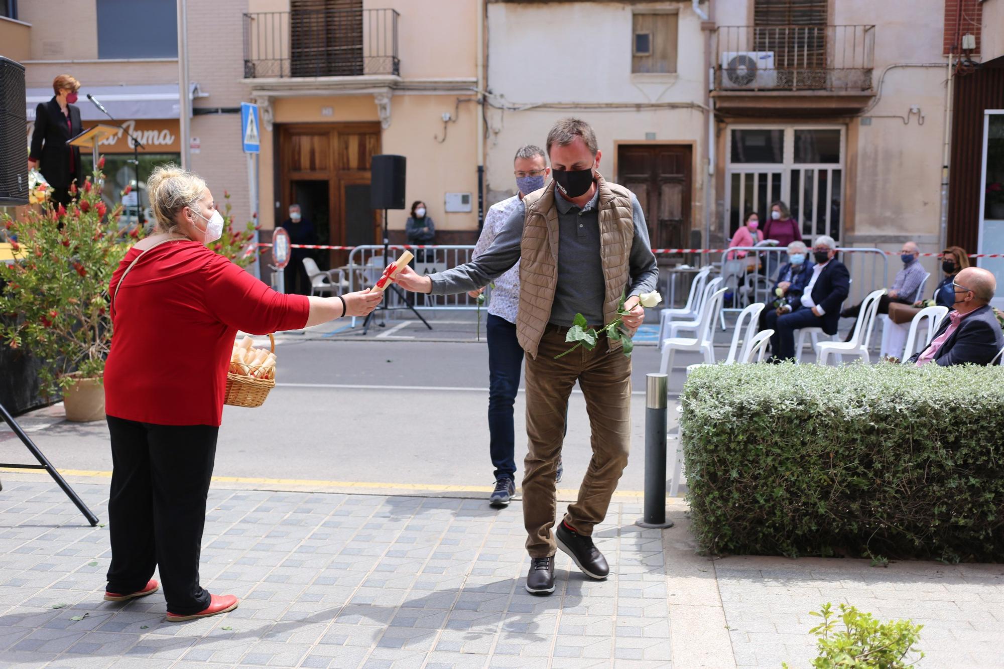 Homenaje en Almassora a las víctimas del covid y los trabajadores esenciales durante la pandemia