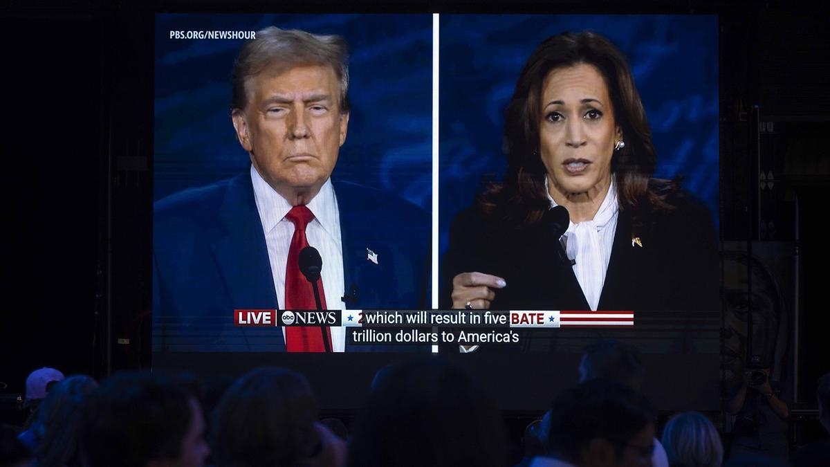 Kamala Harris sale victoriosa del primer cara a cara con Donald Trump