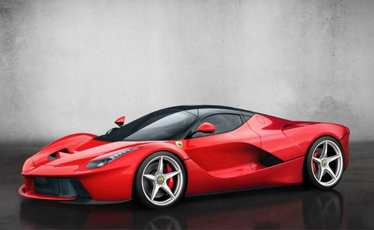 El LaFerrari rojo