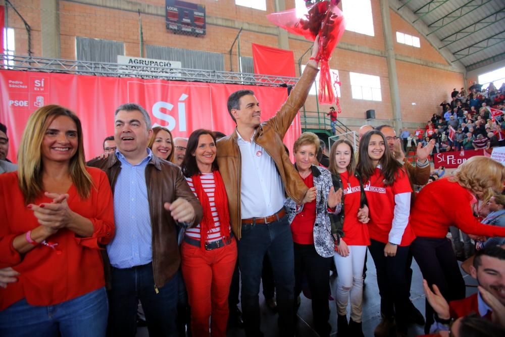 Acto de Pedro Sánchez en Burjassot