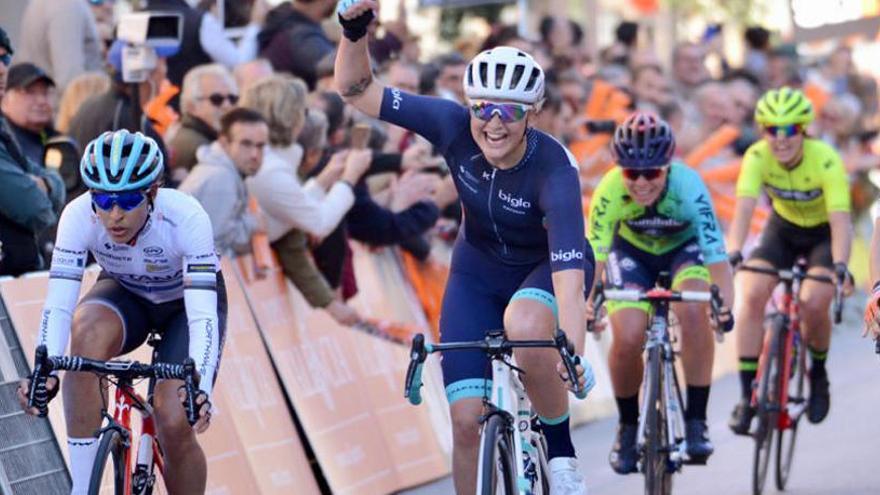 La danesa Norsgaard, primera líder de la Setmana Ciclista Valenciana