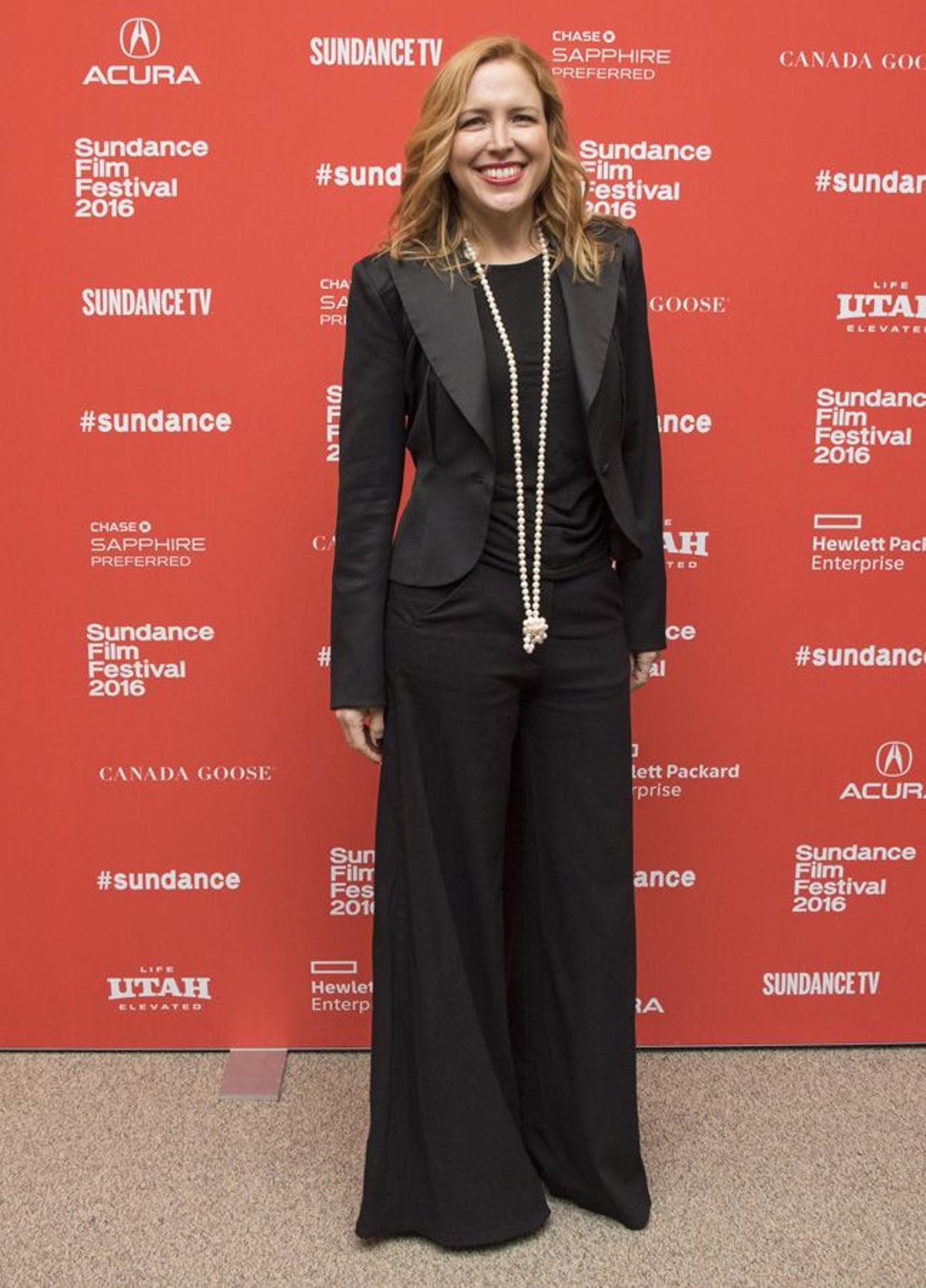 Laura Rister en el festival de Sundance