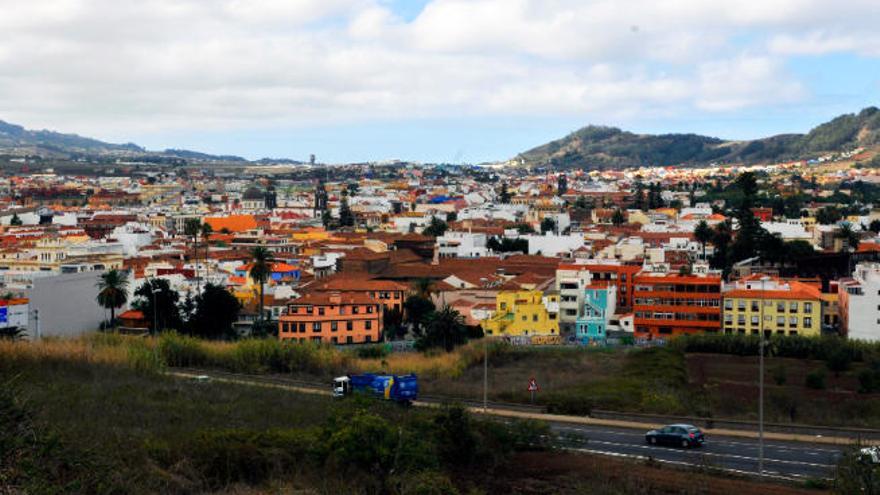 Una vista panorámica del casco lagunero.