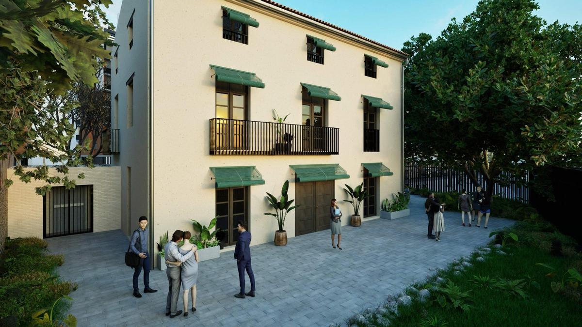 La 'nueva' Alquería del Tenis de València tras su rehabilitación