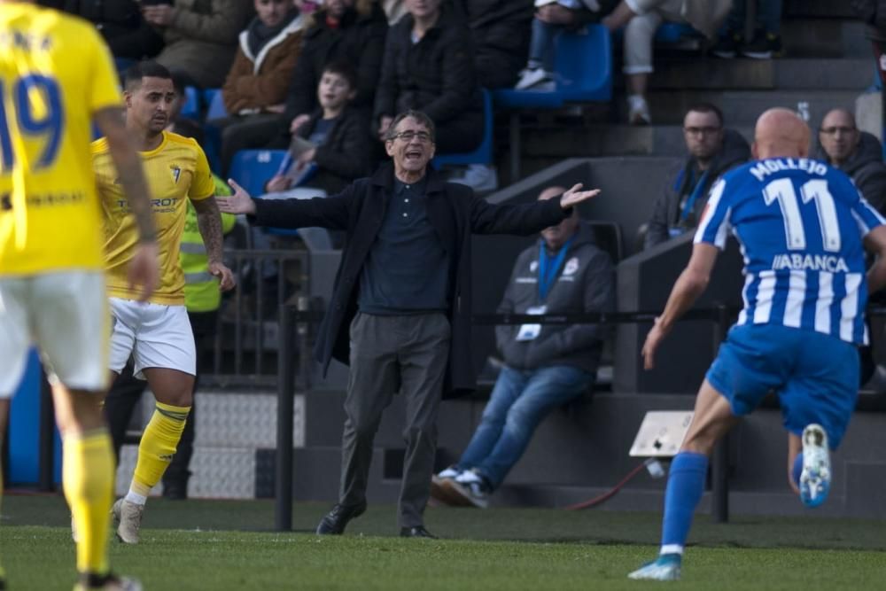 Así vivió Vázquez la victoria ante el Cádiz