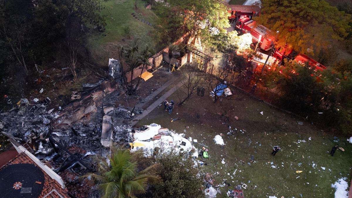 Un avión se estrella en Brasil causando la muerte de sus 62 ocupantes