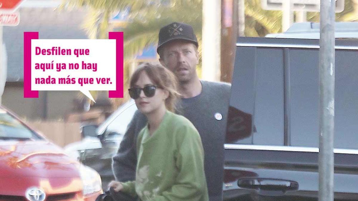 Chris Martin y Dakota Johnson juntos en Los Angeles