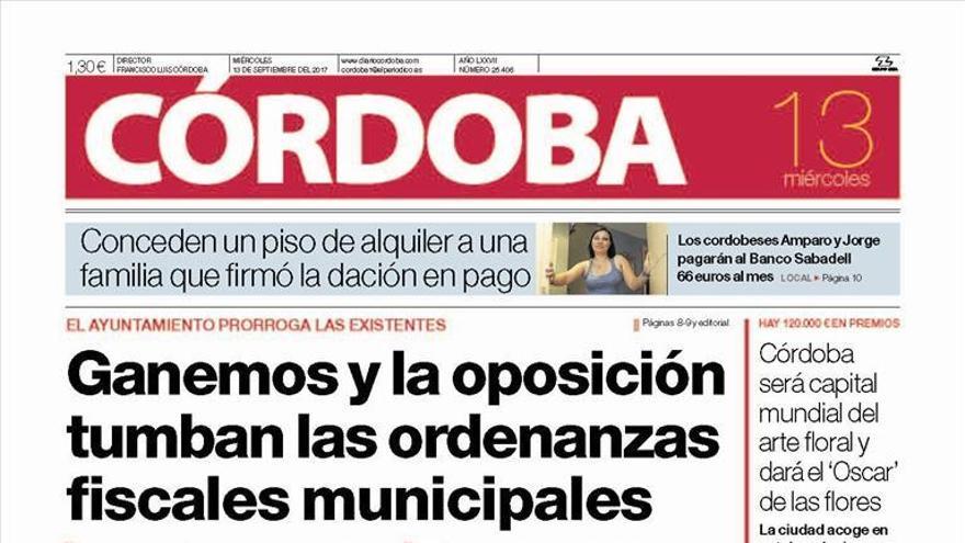 La portada de CÓRDOBA