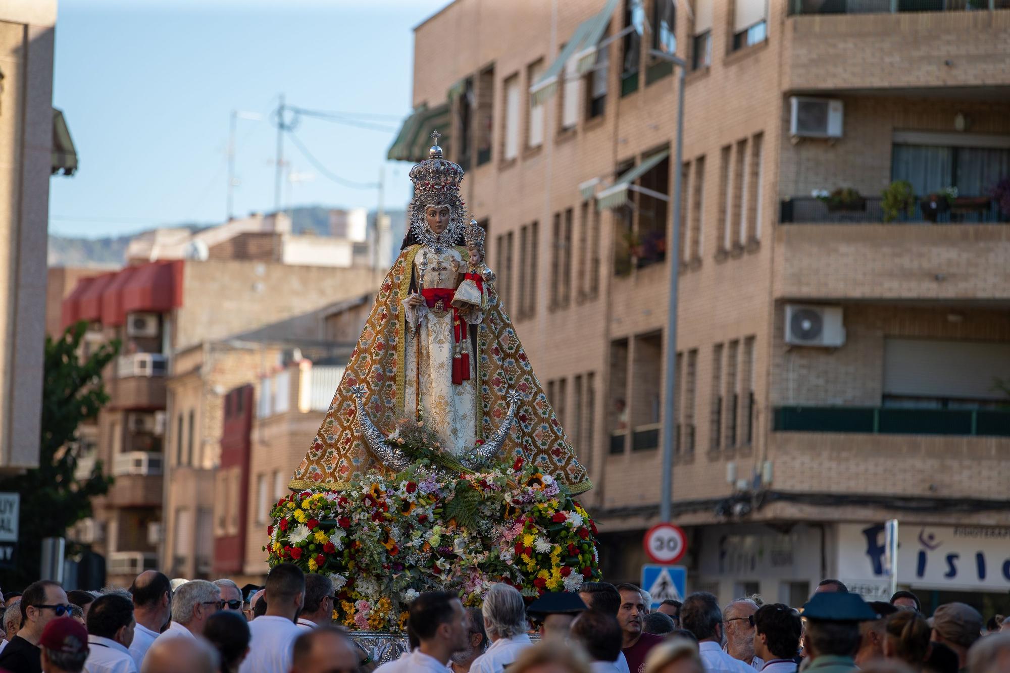 Las mejores fotos de la llegada de la Fuensanta a Murcia