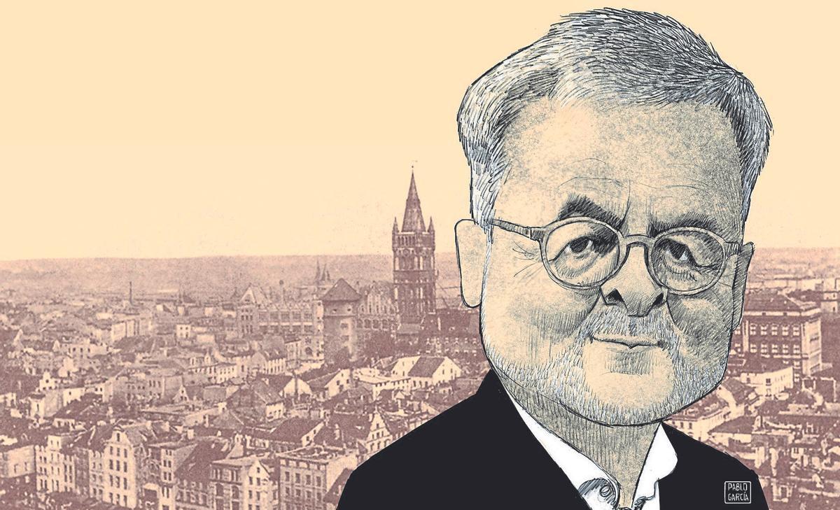 El historiador Christopher Clark, autor de 'Un escándalo en Königsberg', visto por el ilustrador Pablo García.