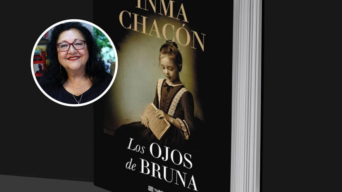 Inma Chacón presenta en Badajoz su última novela, 'Los ojos de Bruna'.