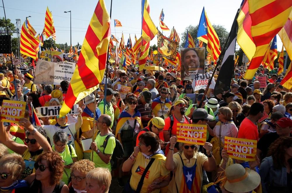 L'independentisme es manifesta a Estrasburg