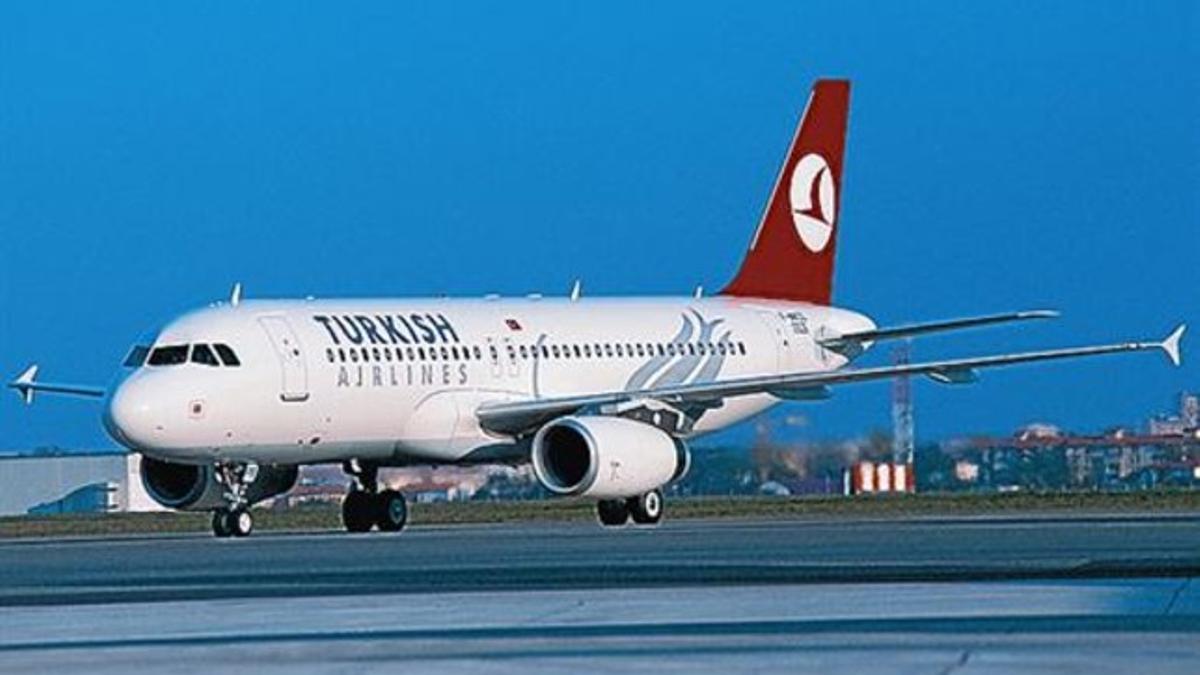 Aeronave 8 Un avión de Turkish Airlines, a punto de despegar.