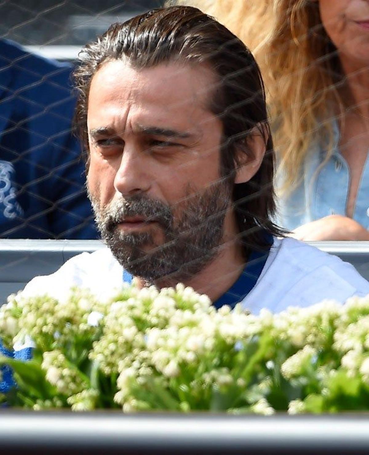 Jordi Mollá viendo un partido de tenis del Mutua Madrid Open