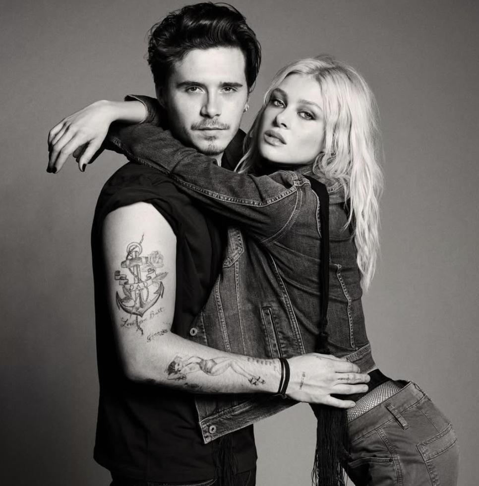 El tatuaje de Brooklyn Beckham del ancla con 'DAD'