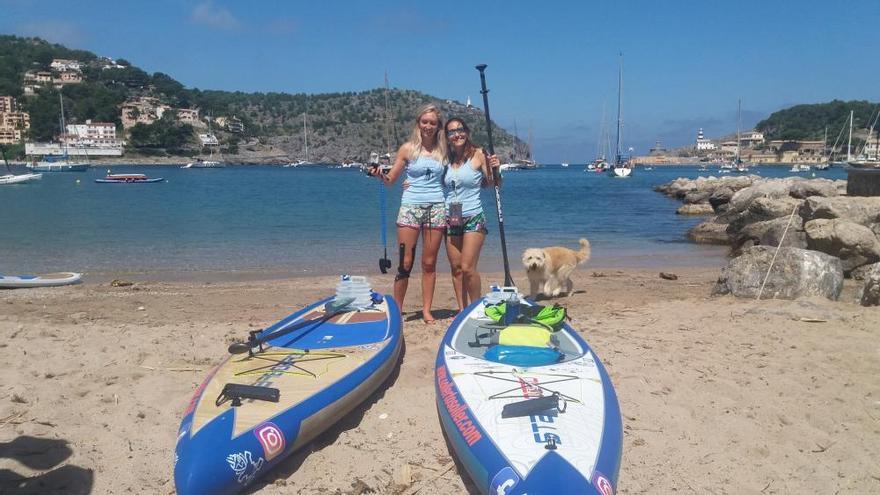 Dos mujeres dan la vuelta a Mallorca en &#039;paddle surf&#039; con fines solidarios