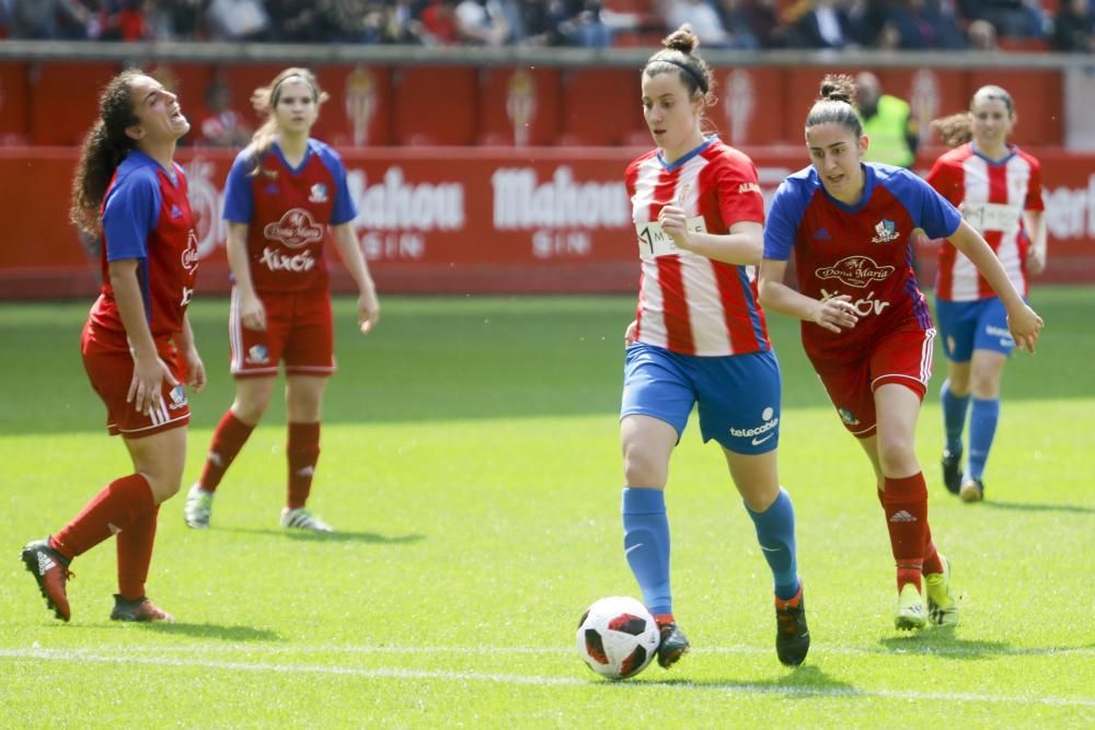 El derbi femenino de Gijón, en imágenes