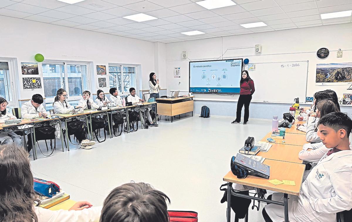 Estudiantes en una de las sesiones de Gastrosapiens.