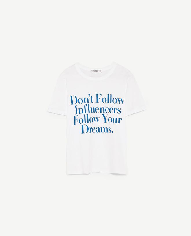 Camiseta influencers Zara