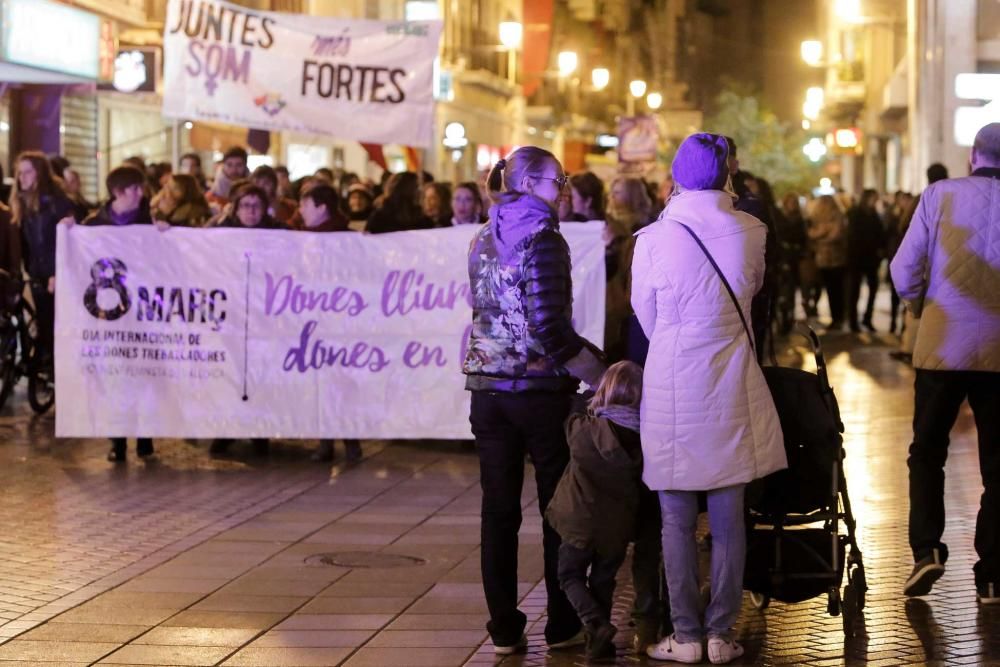 Manifestación por el Día de la Mujer Trabajadora en Palma