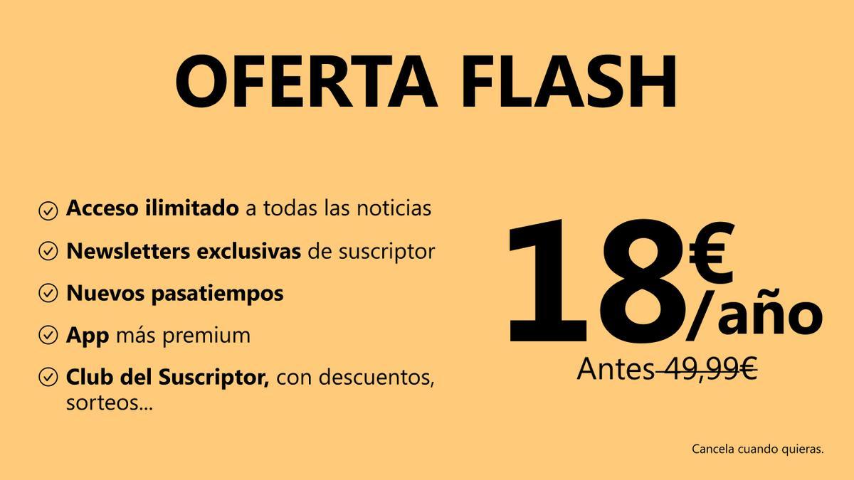 Aprovecha nuestra Campaña Flash Marzo y accede a los contenidos de Diario de Mallorca y las ventajas del suscriptor por un precio increríble.