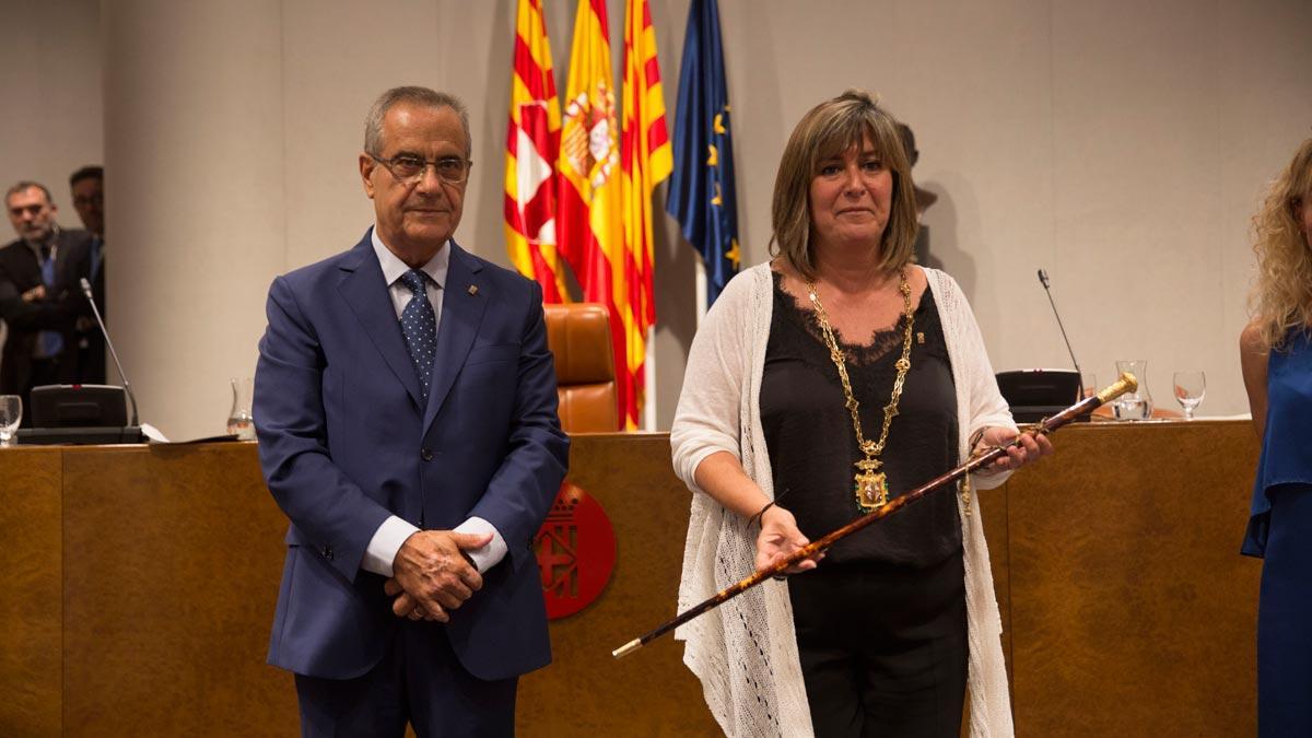 Núria Marín, presidenta de la Diputación de Barcelona con apoyo de JxCat