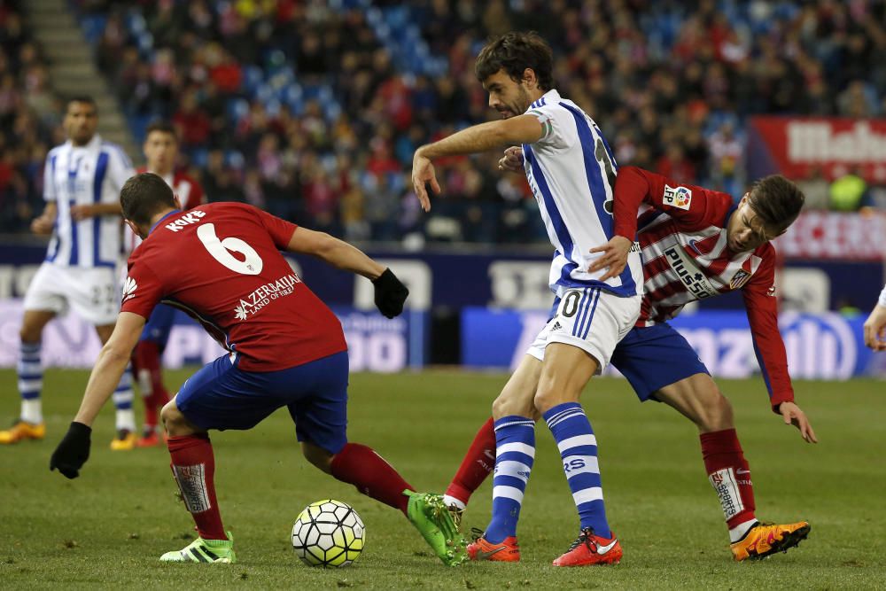 Las mejores imágenes del Atlético-Real Sociedad