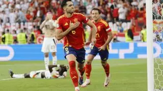 Merino marca para España en el último minuto de la prórroga y elimina a Alemania (2-1)