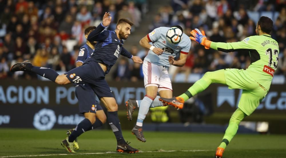 Las mejores fotos del empate entre el Celta y el Espanyol en la jornada 23 en Balaídos.