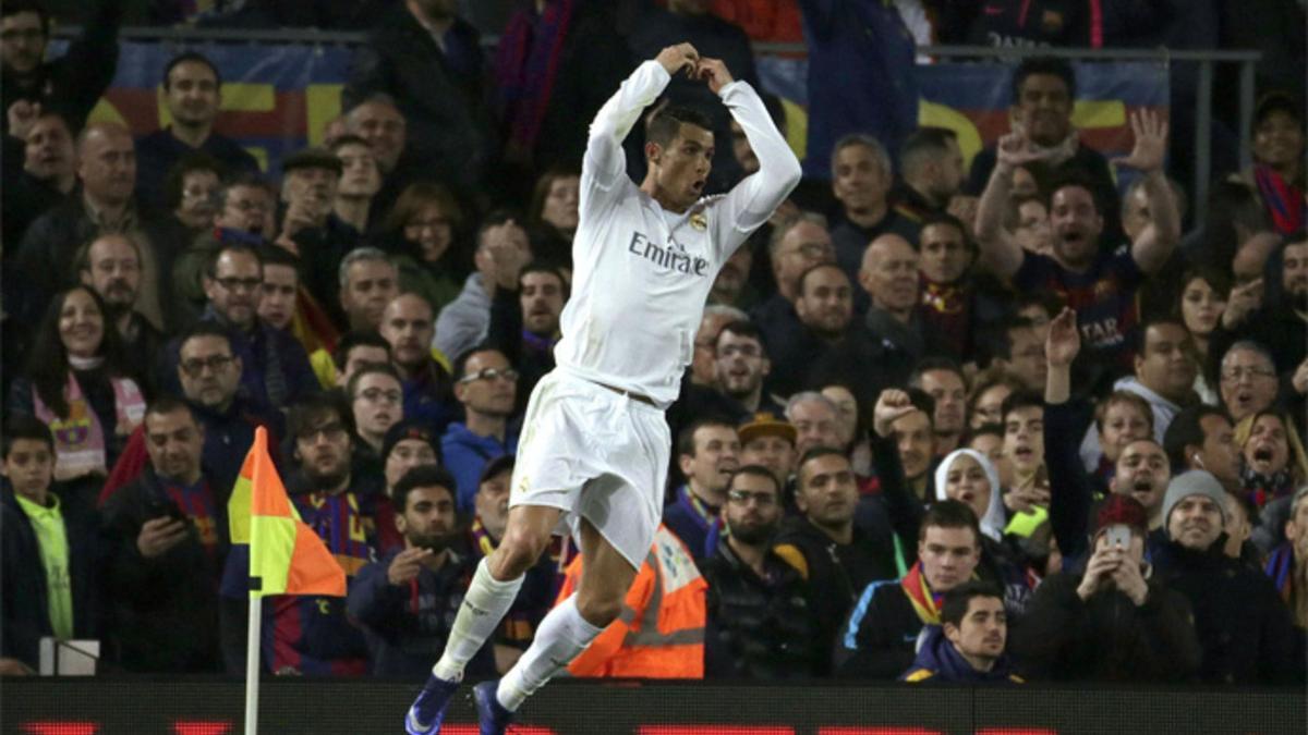 Cristiano Ronaldo tenía razones para celebrar así el último gol en el Camp Nou. Se embolsó una prima de 150.000 €