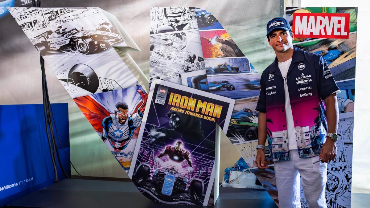 Carlos Sainz, protagonista de la edición especial del cómic de Marvel