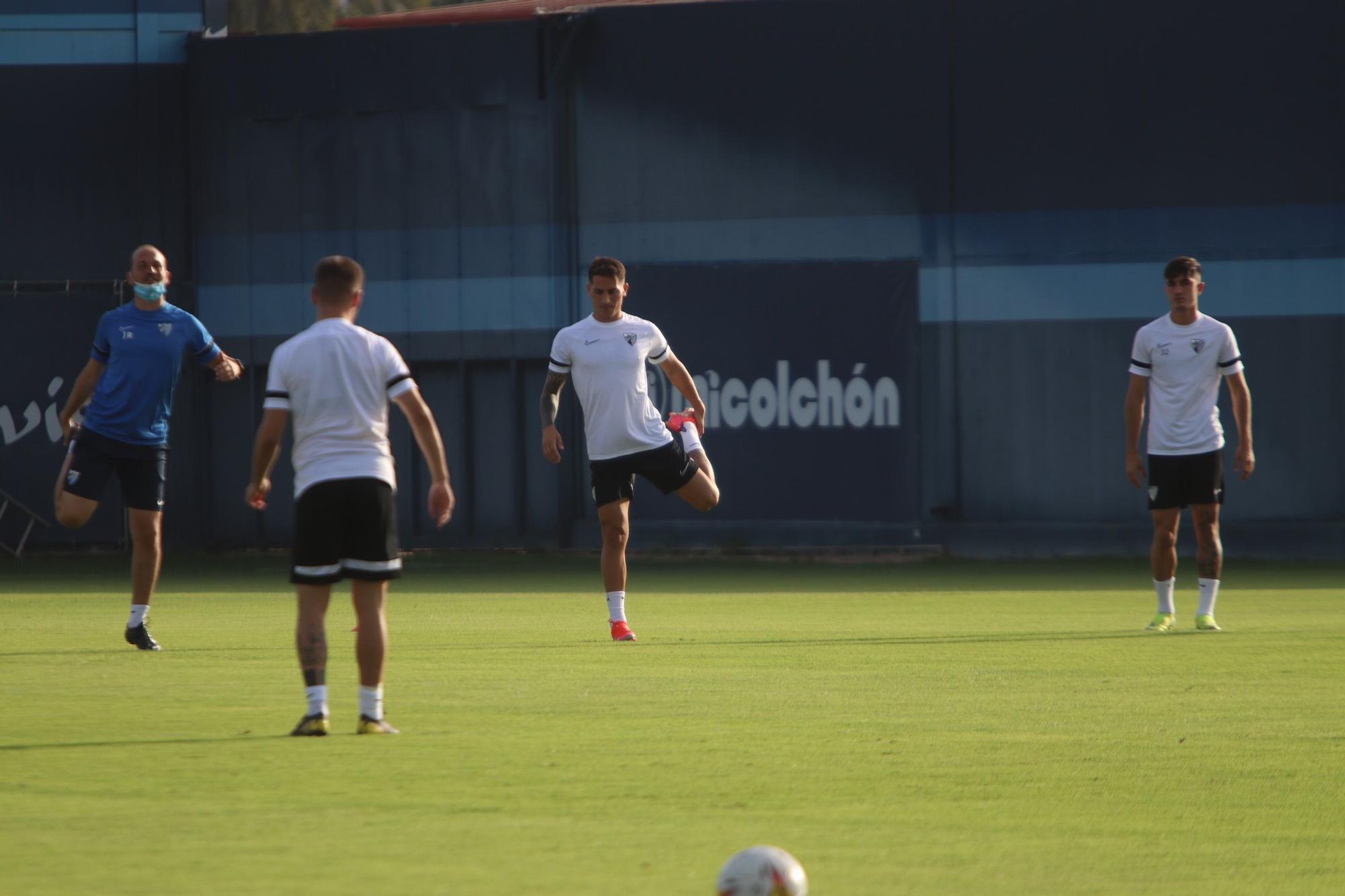 Entrenamiento del Málaga CF de este jueves 12 de agosto