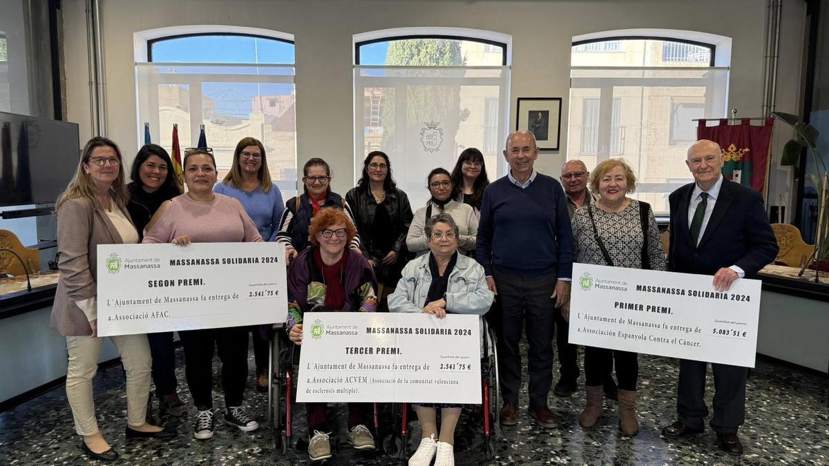 Acto de entrega de los Premios Massanassa Solidaria 2024.