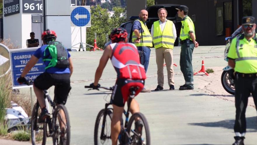 Un control de tráfico de la Guardia Civil de estos días.