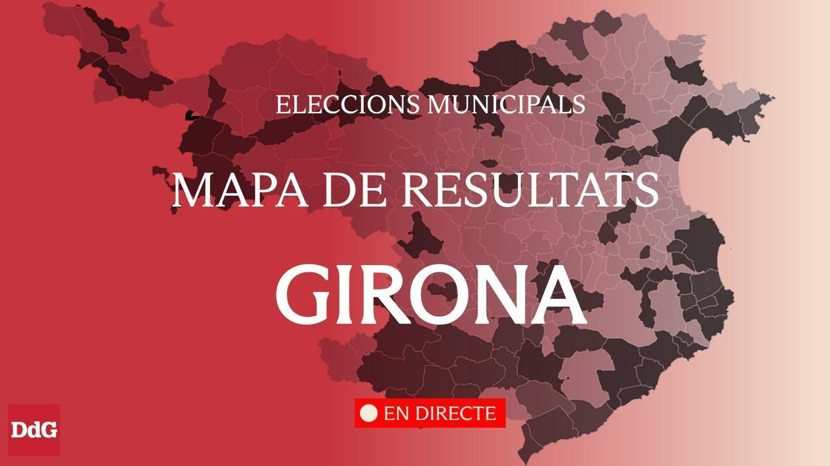 Mapa de resultats a les eleccions municipals de Girona