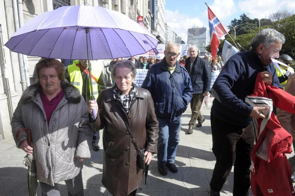 Concentración de jubilados de la mercante noruega