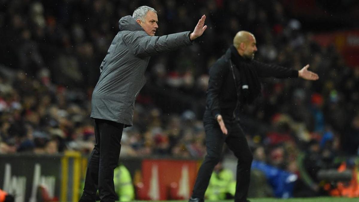 El derbi de Manchester ha reabierto viejas rencillas entre José Mourinho y Pep Guardiola