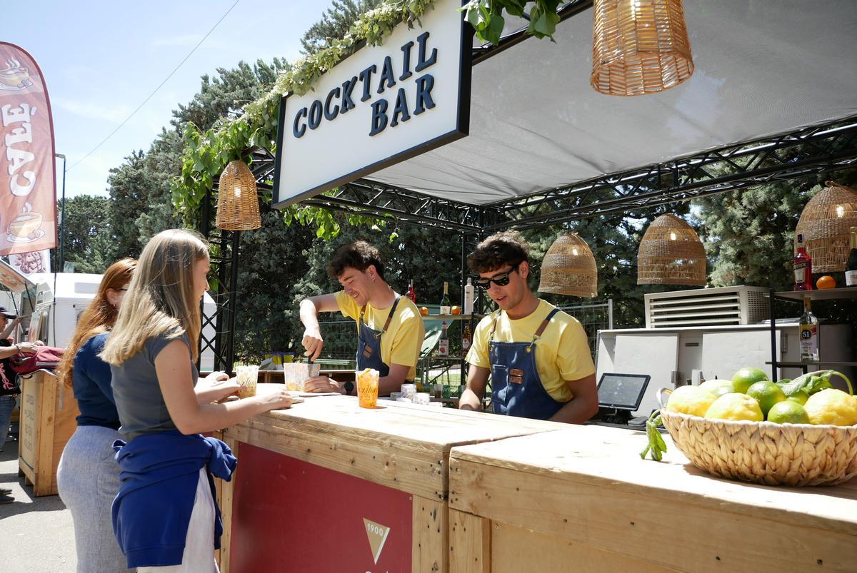 El Festival Zaragoza Florece cuenta con una gran oferta gastronómica.
