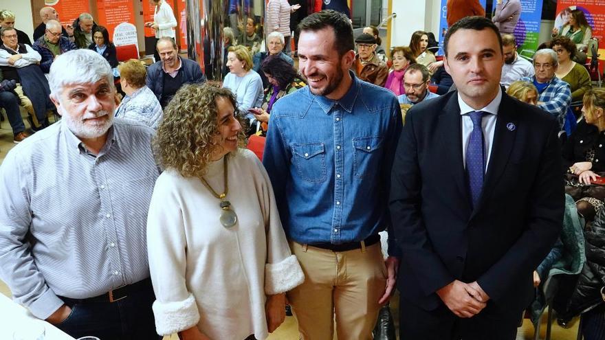Acto en la sede gijonesa del PSOE para valorar los presupuestos regionales