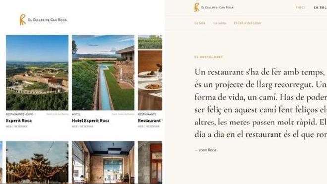 Jordi Roca estalla contra una web "pirata" que suplanta al Celler de Can Roca