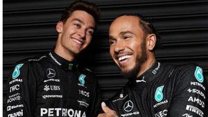 Russell y Hamilton seguirán juntos en Mercedes hasta 2025.