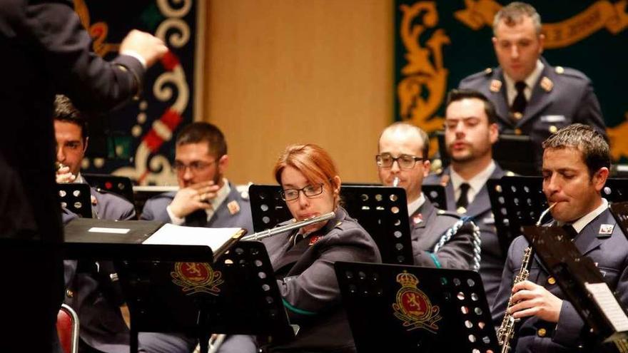 Concierto ofrecido el pasado año en Zamora por la Academia Básica del Aire.