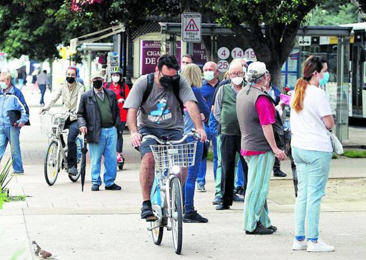 Otra imagen de la Alameda Principal. | ÁLEX ZEA