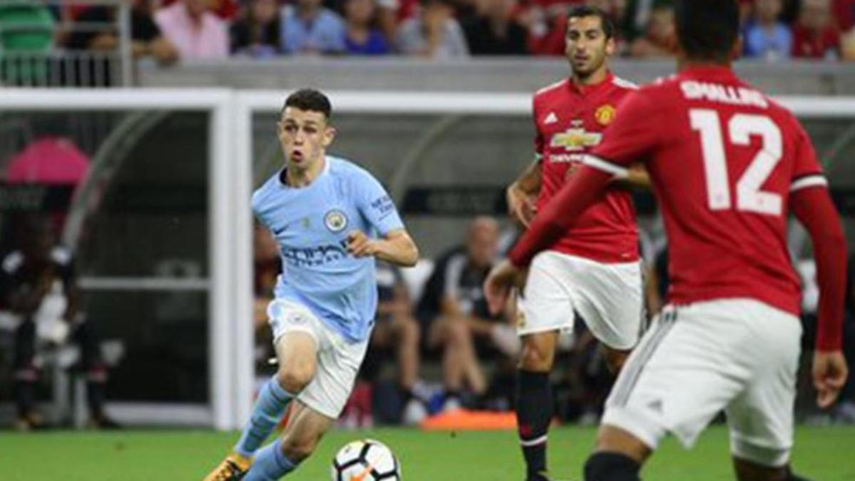 Foden deslumbró ante el United