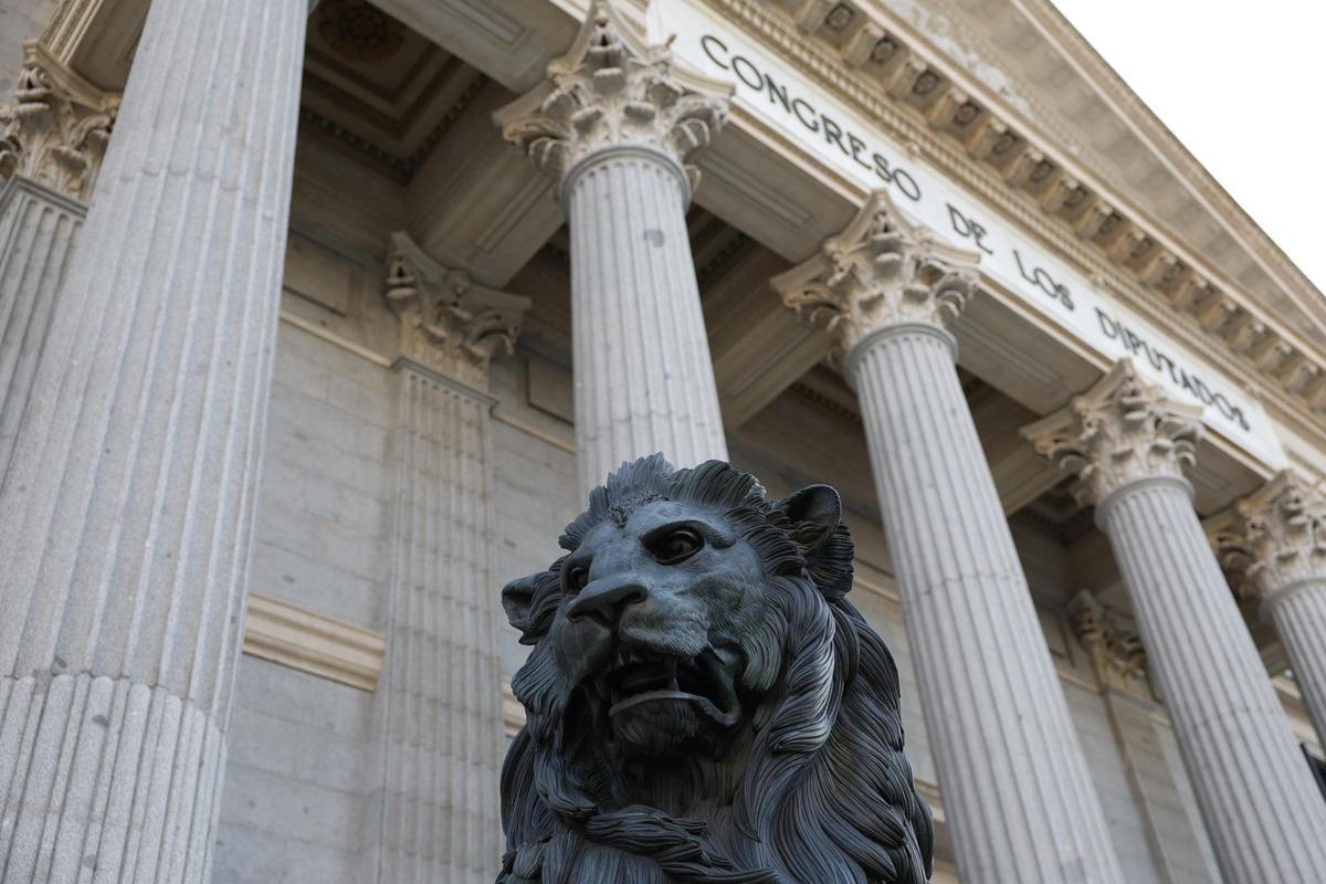 Una imagen de la fachada del Congreso.