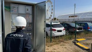 Operativo de Endesa en el Oktoberfest de Santa Susanna (Maresme)